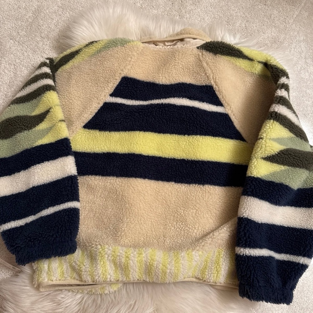 NEW Free People Hit The Slopes Jacket Fielding Stripe Combo, XS - Picture 10 of 12